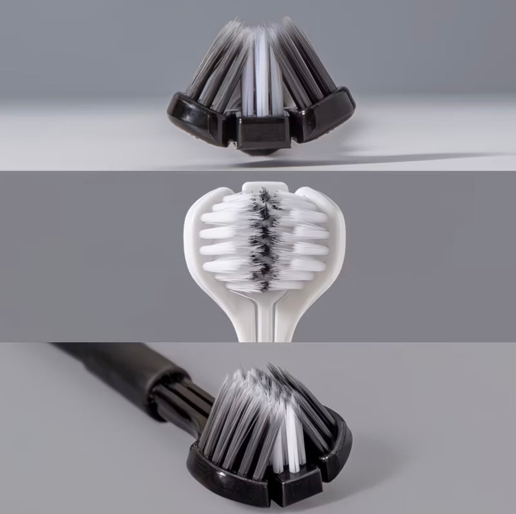 10, Three-Sided Soft-Bristle Toothbrush – Bulk Buy for Resale