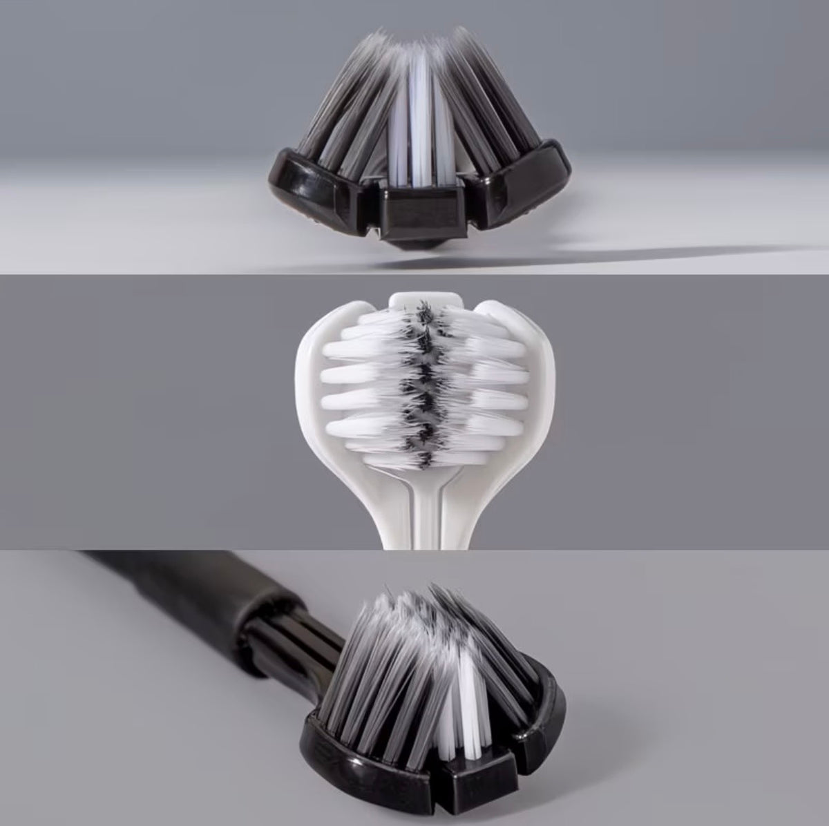10, Three-Sided Soft-Bristle Toothbrush – Bulk Buy for Resale