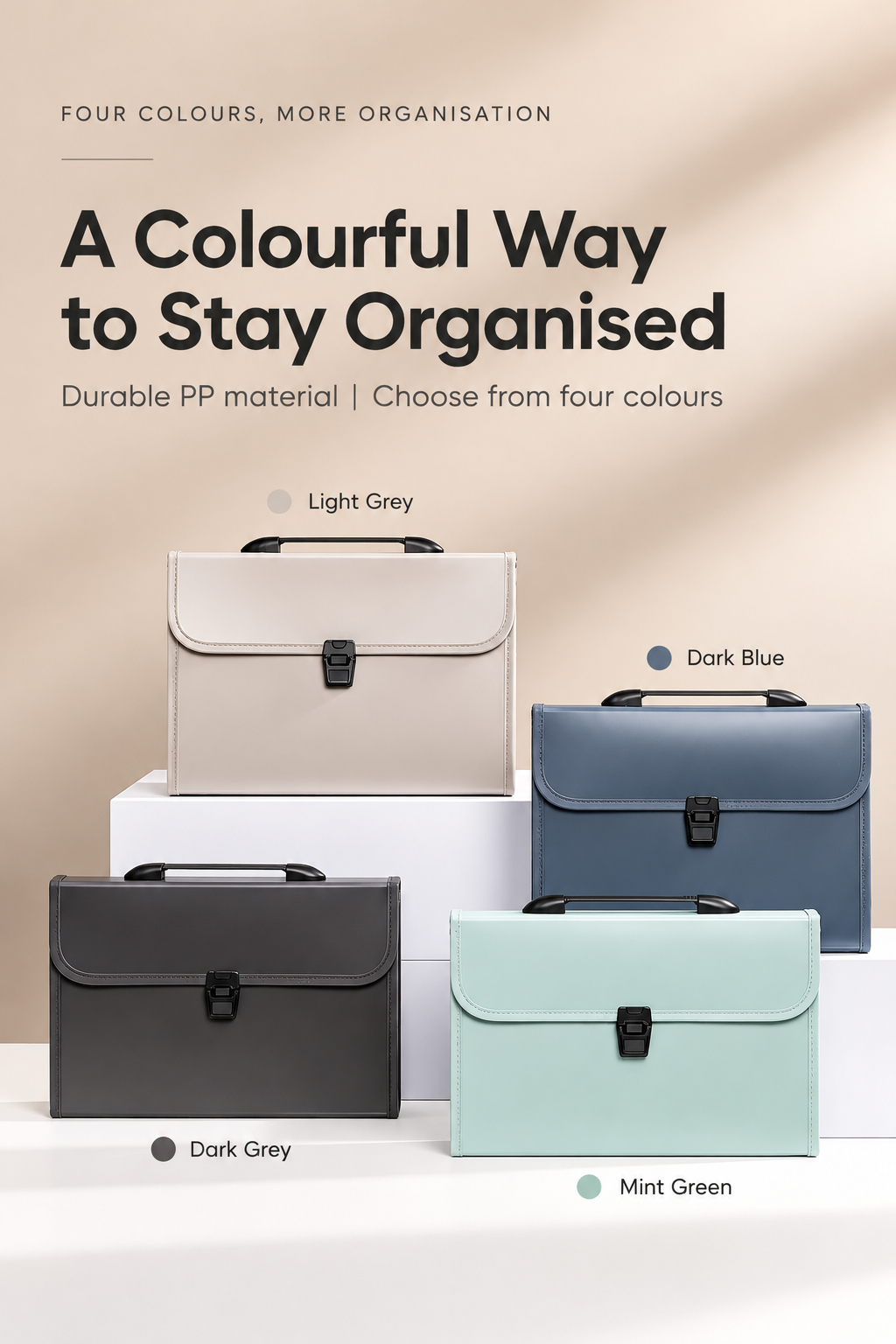 5, 13-Pocket Expanding File Folder