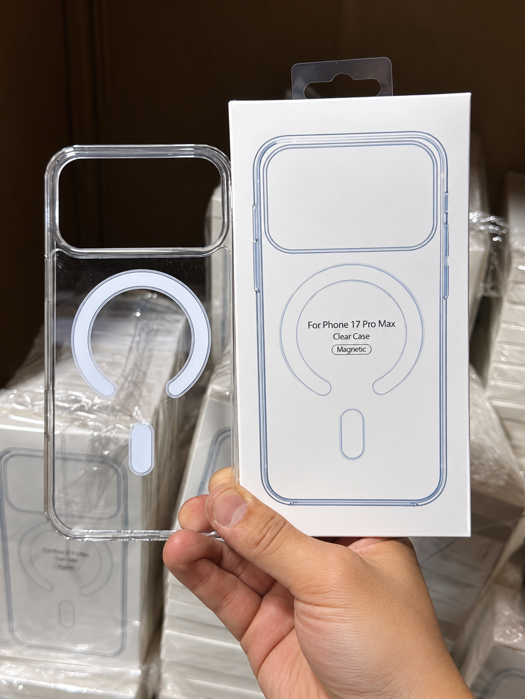 100 Clear Magnetic Phone Case for iPhone ( 32 models available )