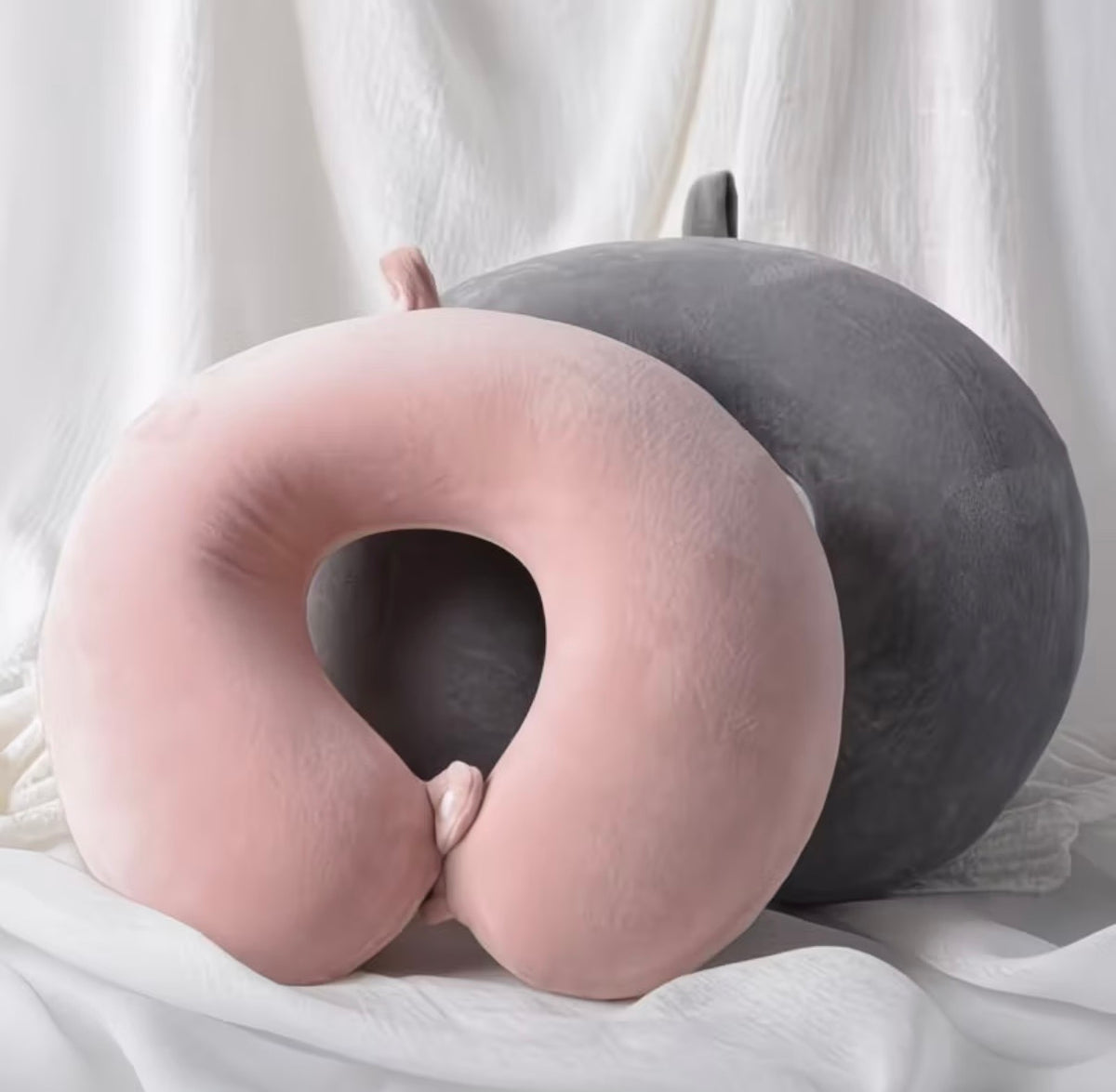 10, Soft U-Shaped Travel Neck Pillow — Assorted Colours, Bulk Packs